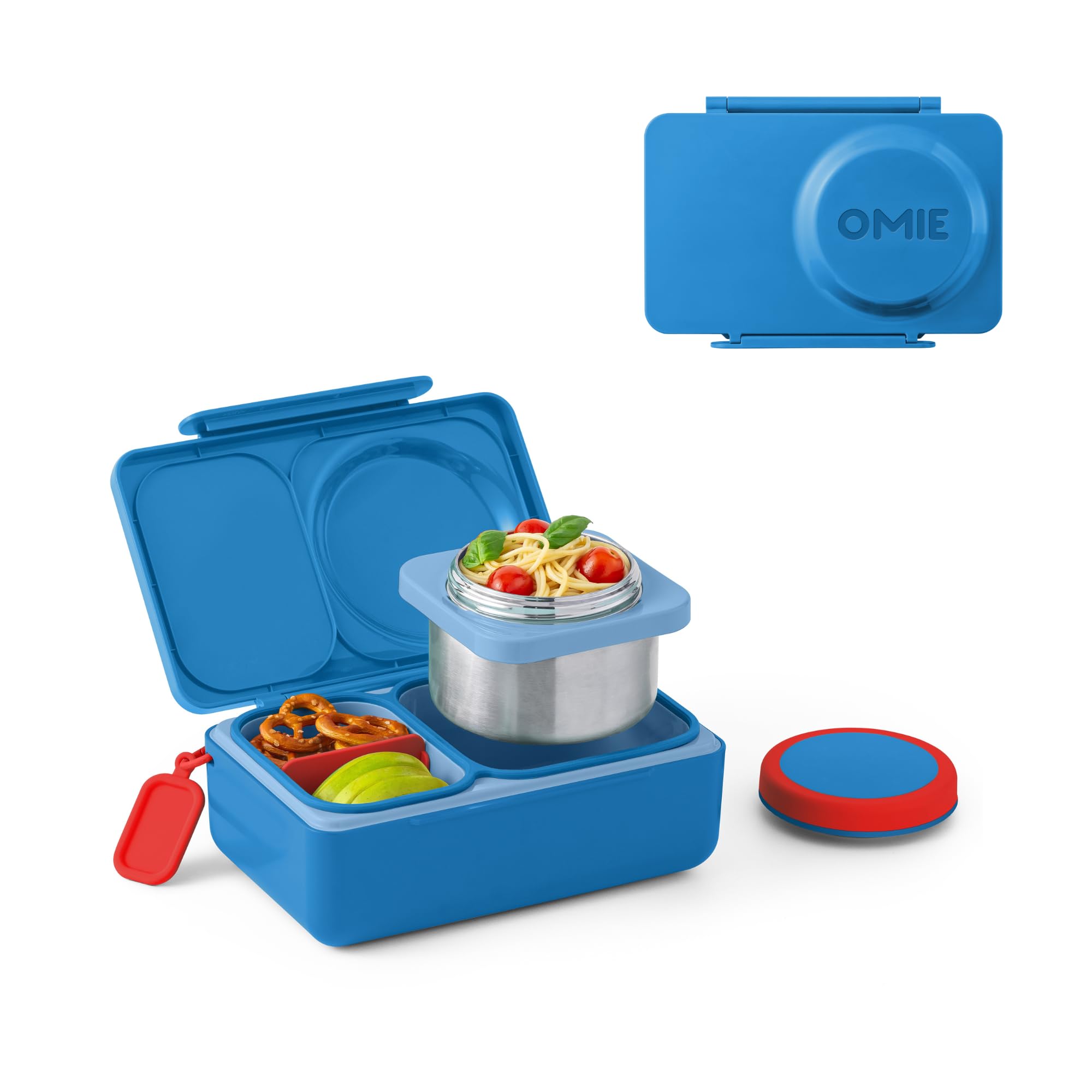 Omie OmieBox UP Kids Insulated Bento Box, Cosmic Blue