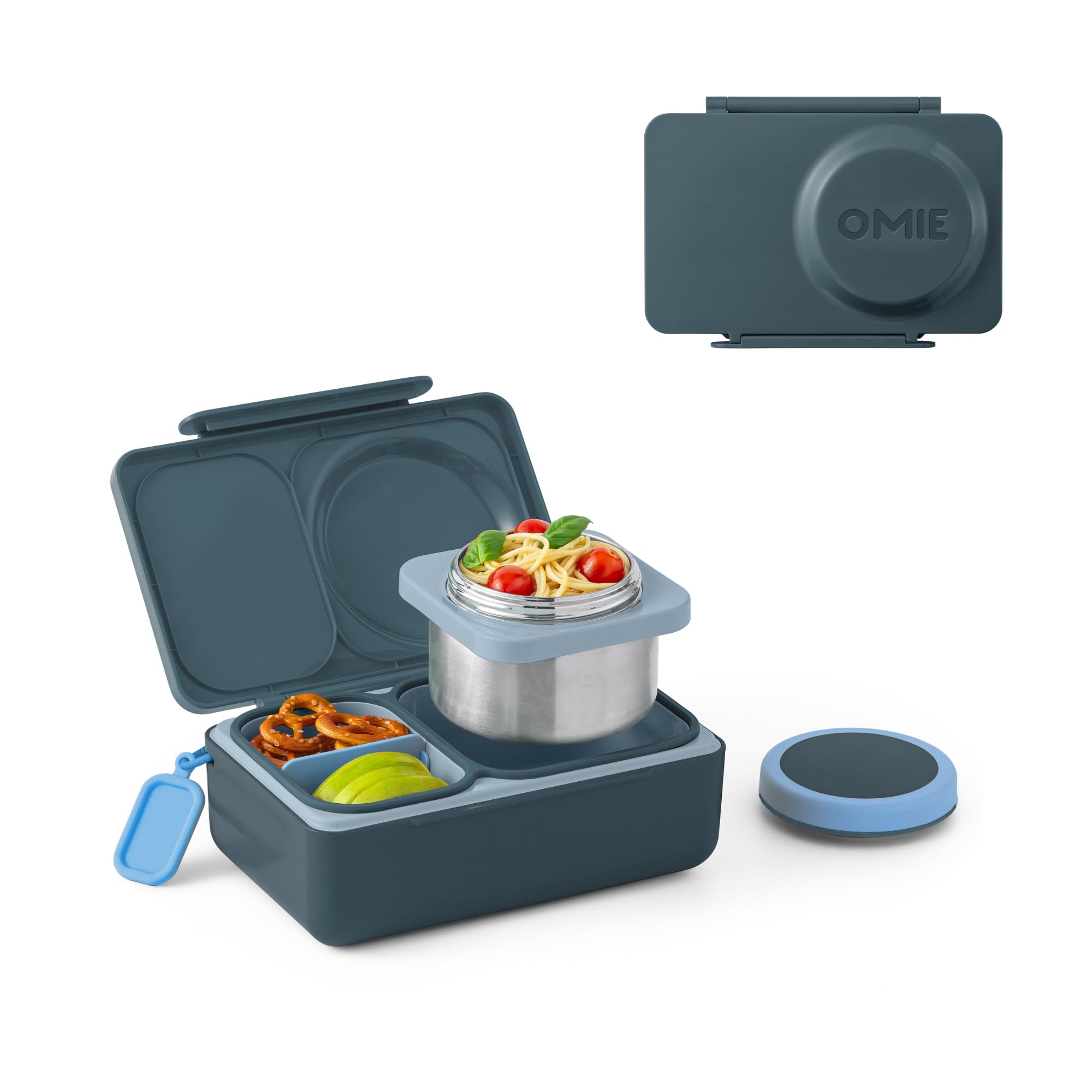 Omie OmieBox UP Kids Insulated Bento Box, Graphite