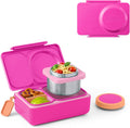 Omie OmieBox UP Kids Insulated Bento Box, Pop Pink