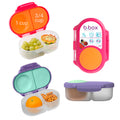 b.box Snack Box 2-Pack, Snack Containers for Kids, 1.75 Cup Kids Lunch Box