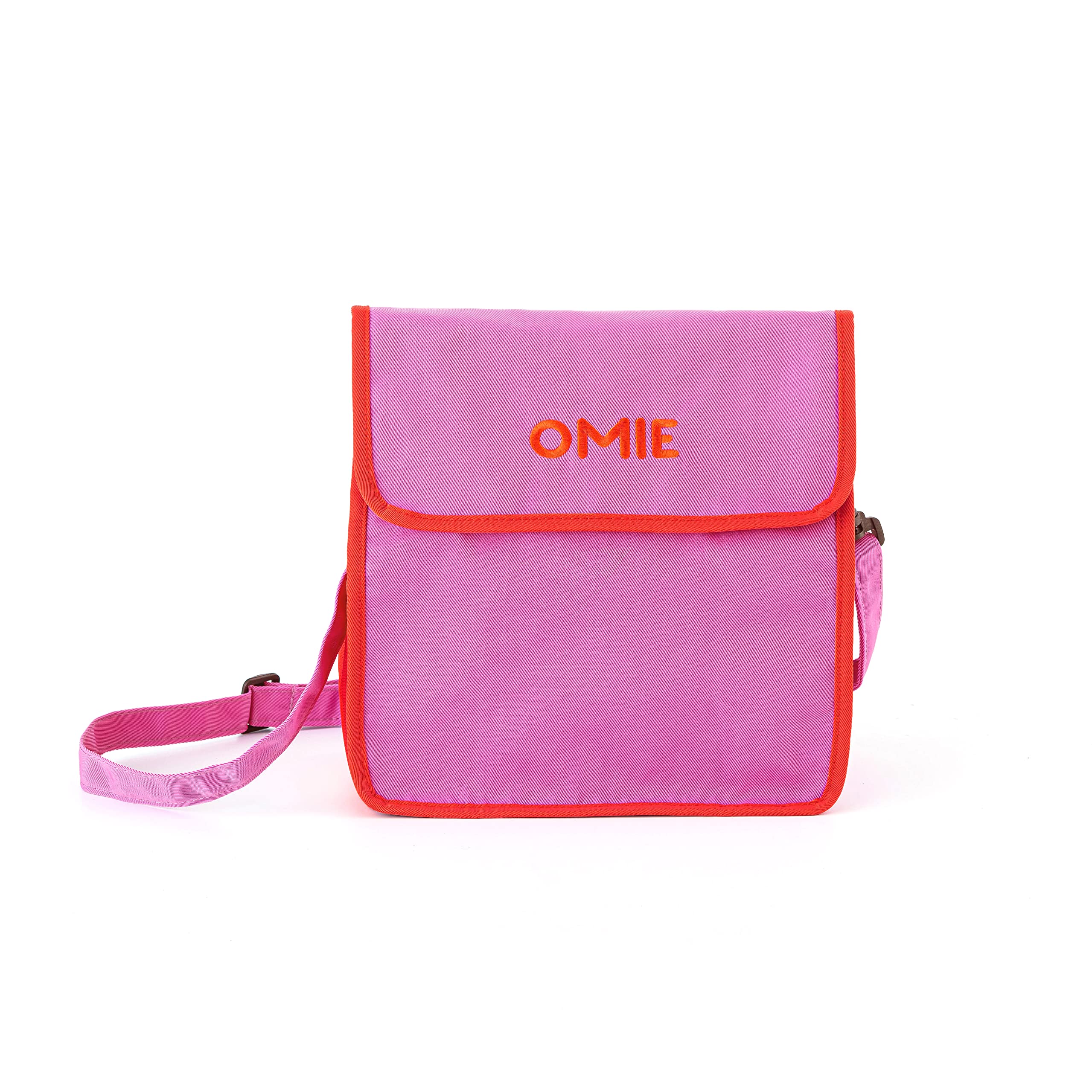 Omie OmieBox Insulated Lunch Bag with Bottle Holder (Pink)